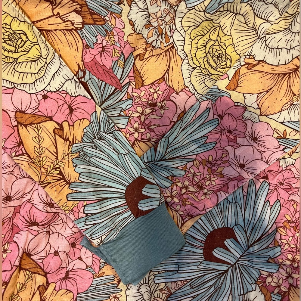 Floral Bamboo Pajamas 3T